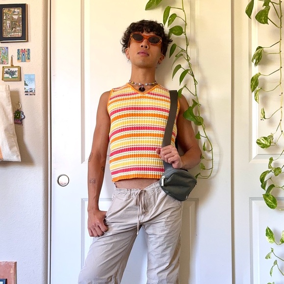 Vintage Y2K Striped Top - Picture 2 of 6